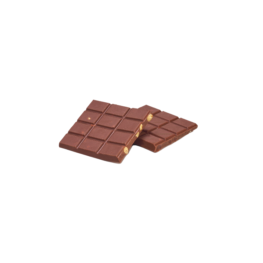 El Yapımı Fındıklı Sütlü Tablet Çikolata