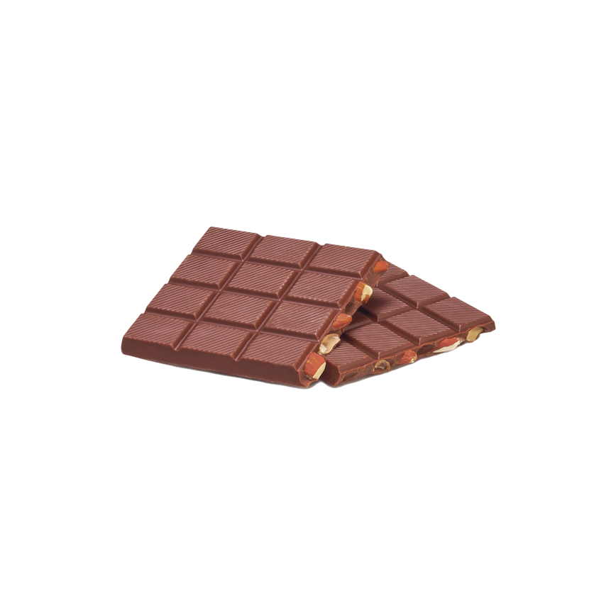 El Yapımı Bademli Sütlü Tablet Çikolata