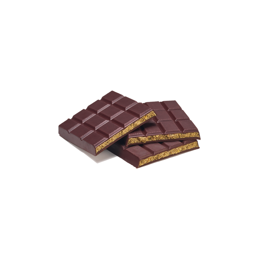 El Yapımı Fıstık Dolgulu Bitter Tablet Çikolata